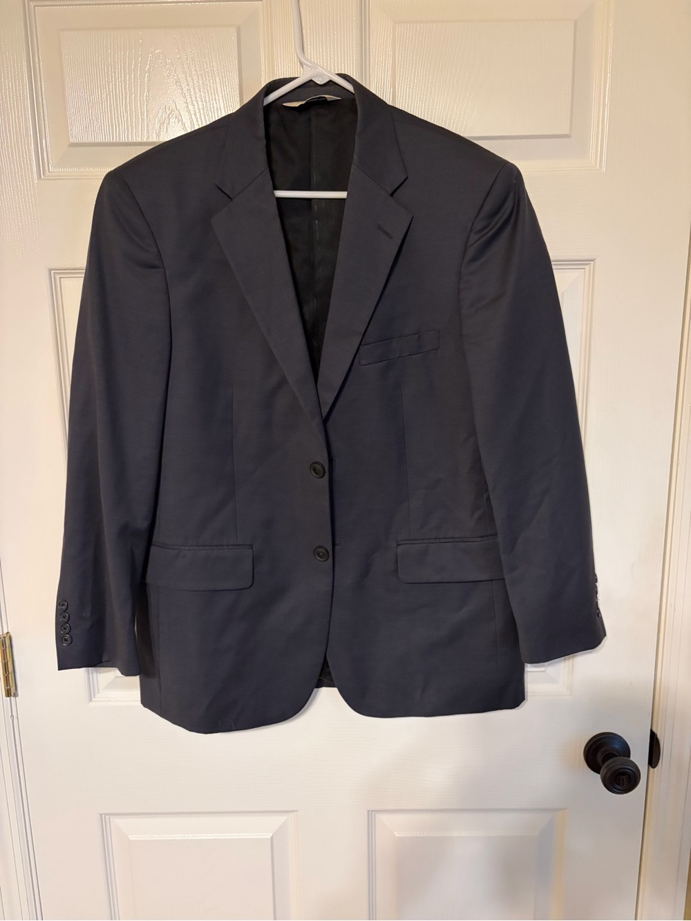 Pronto Uomo Dark Gray Two-Button Sport Coat